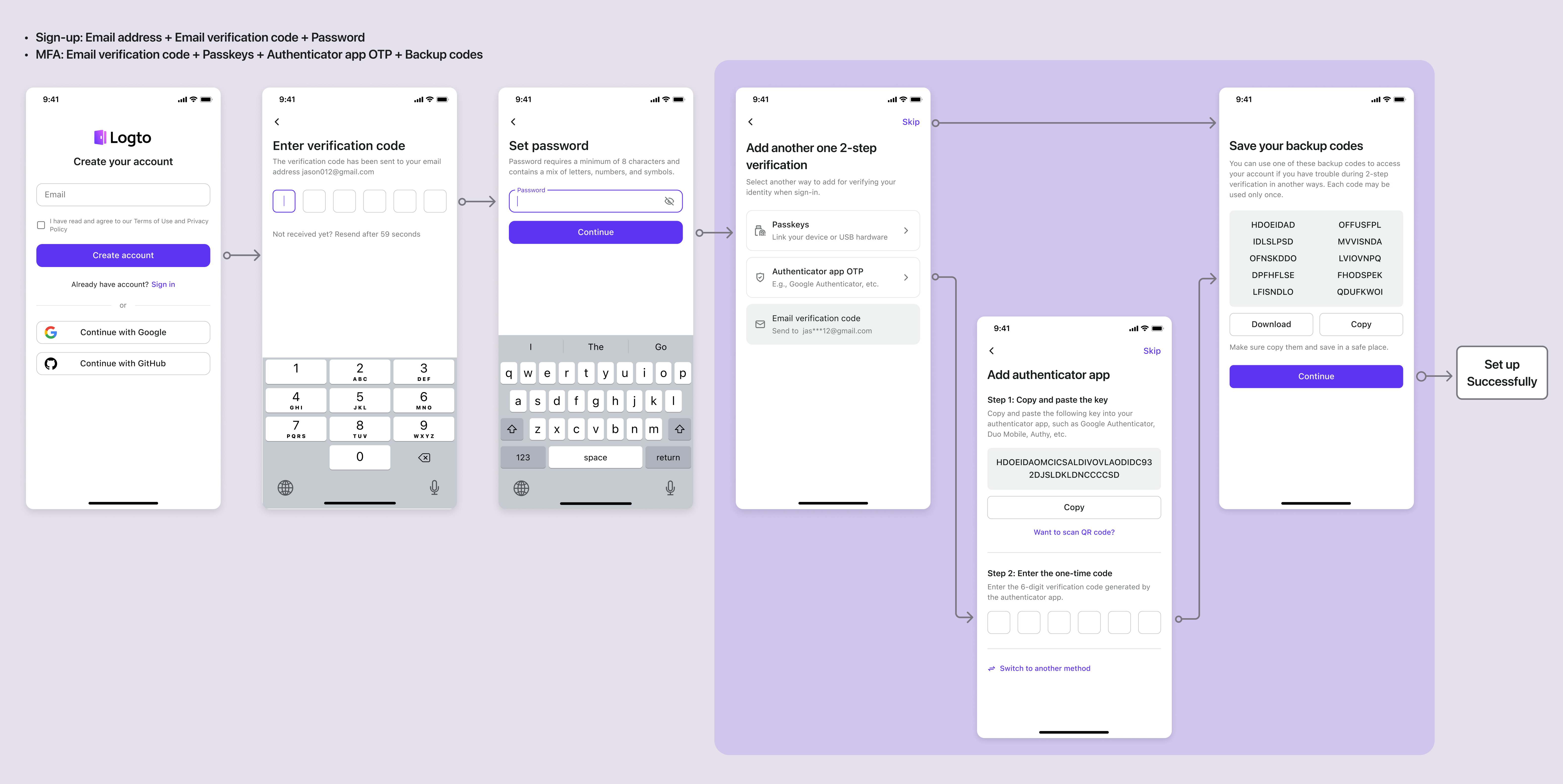 Email MFA 設定流程 3